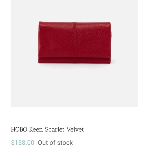 NWT Hobo Red Leather Wristlet - Picture 6 of 6